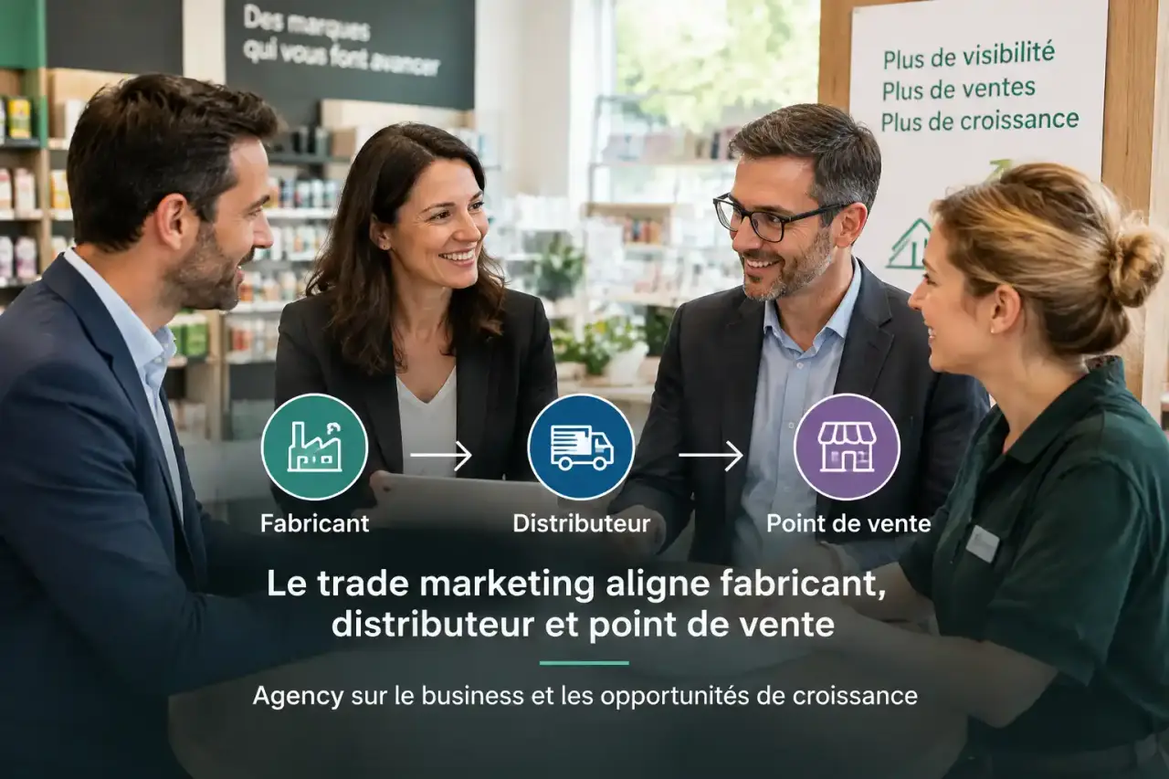 Le trade marketing aligne fabricant, distributeur et point de vente