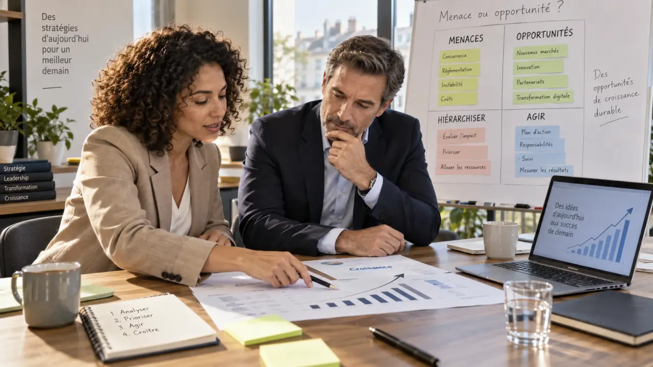 Menace ou opportunité dans une SWOT : distinguer, hiérarchiser et agir