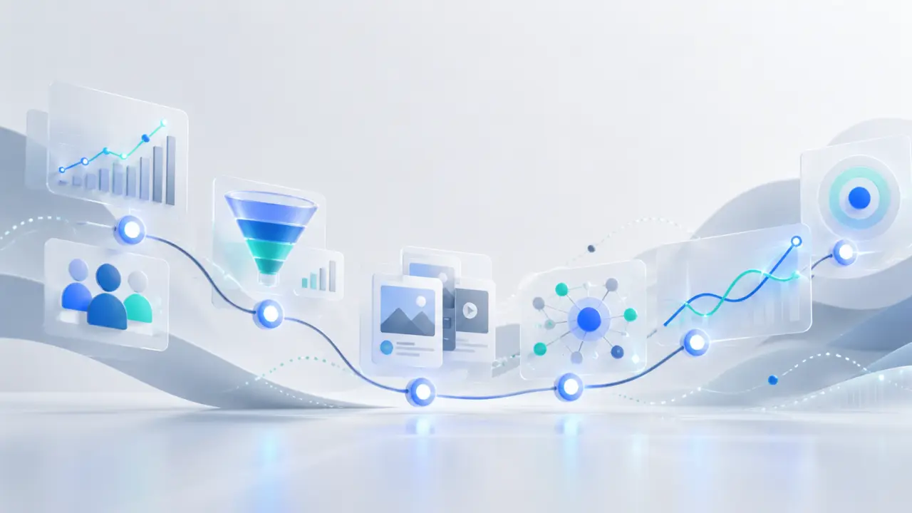 Tableau de bord growth marketing présentant les contrôles d'une campagne d'acquisition